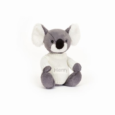 Jellycat Bashful Koala with Cream Jumper New Zealand | EAPHR6284